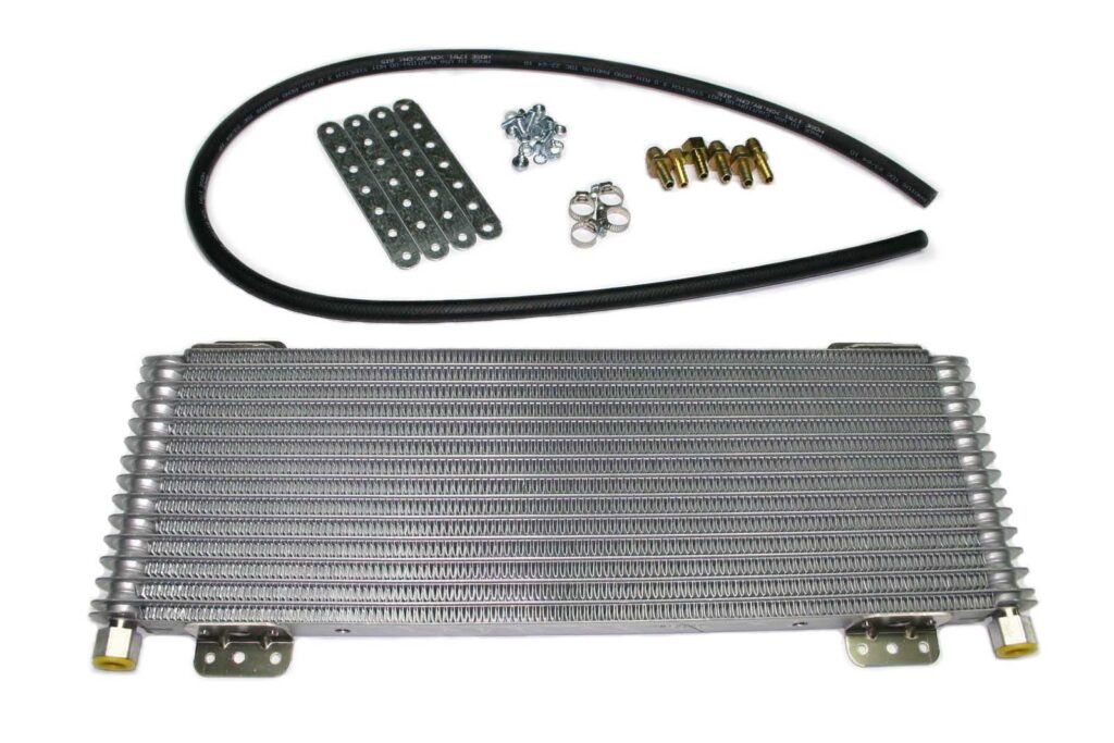 Transmission Oil Cooler LPD47391 Low Pressure Drop Trans Cooler 40000 GVW OC-4739-1 LPD-4739-1 with Mounting Hardware 